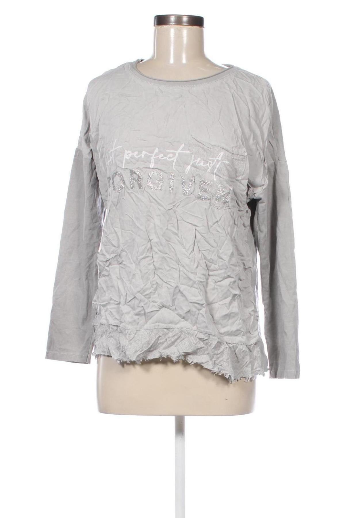 Damen Shirt Made In Italy, Größe L, Farbe Grau, Preis € 4,99