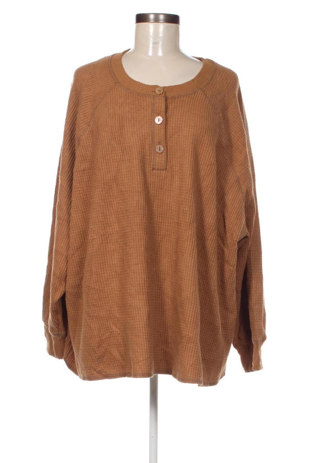 Damen Shirt Old Navy, Größe 4XL, Farbe Braun, Preis 17,99 €