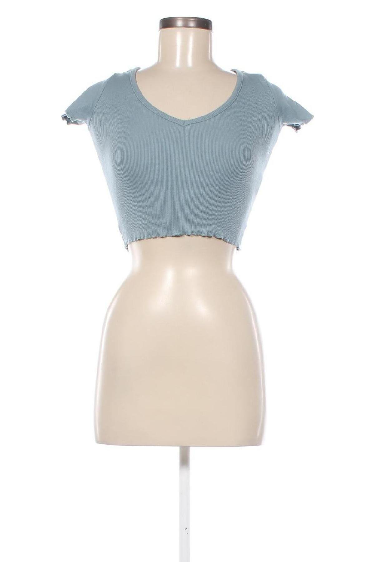 Damen Shirt Pull&Bear, Größe S, Farbe Blau, Preis € 7,49