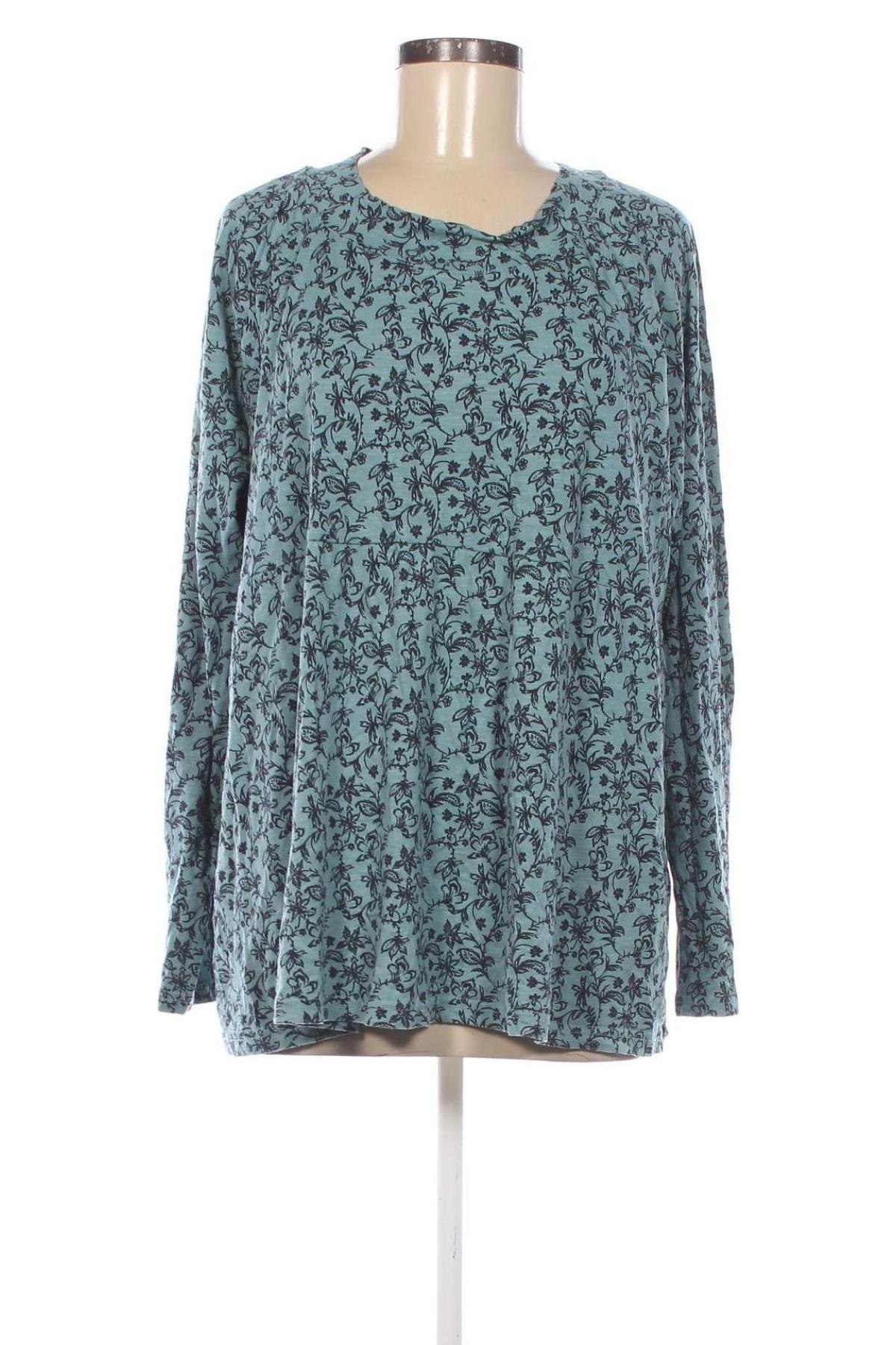 Damen Shirt Ulla Popken, Größe XXL, Farbe Blau, Preis € 12,49