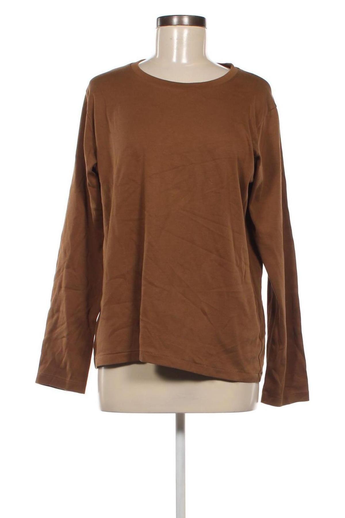 Damen Shirt Uniqlo, Größe XL, Farbe Braun, Preis € 23,99