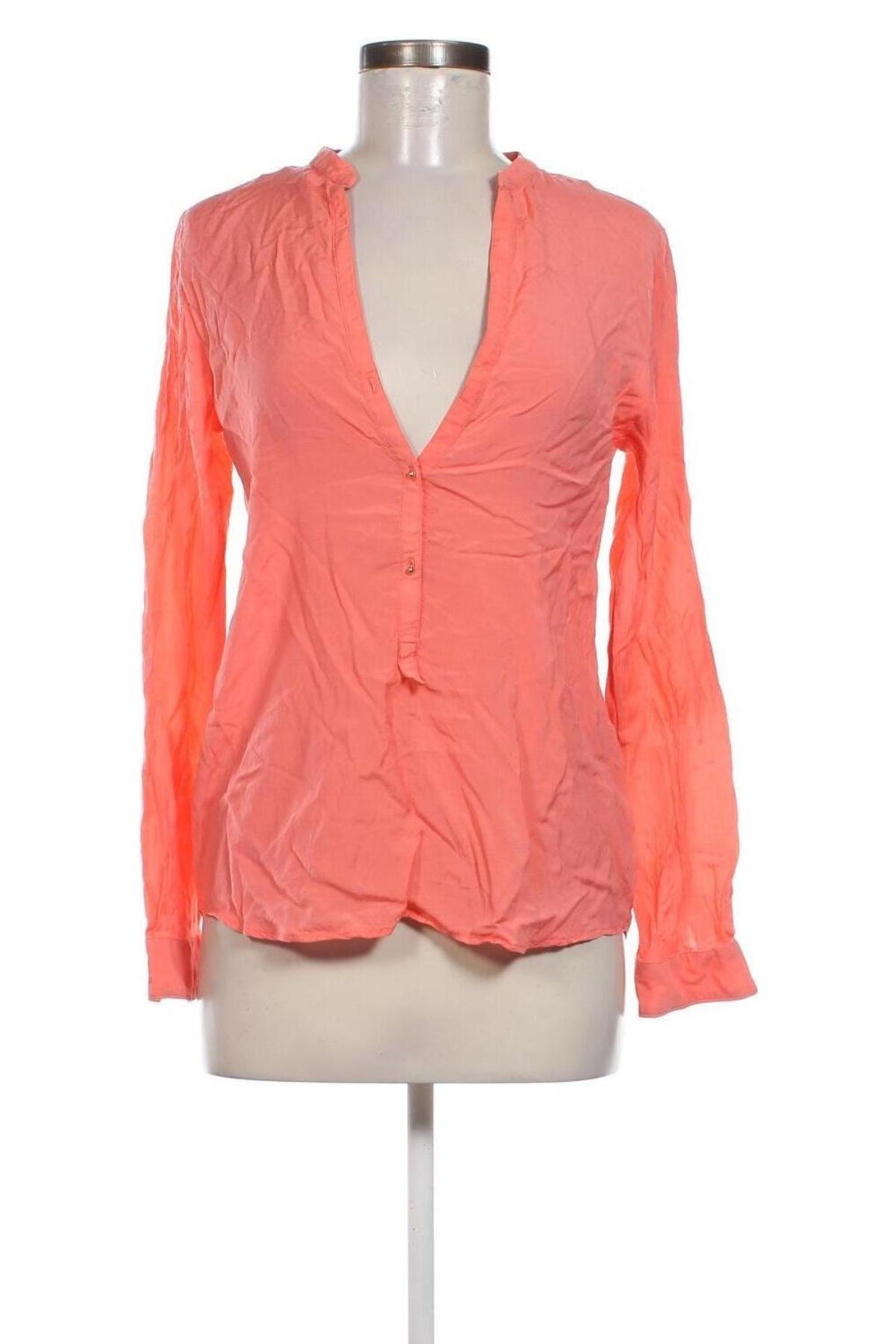 Damen Shirt Zara, Größe M, Farbe Orange, Preis 8,49 €