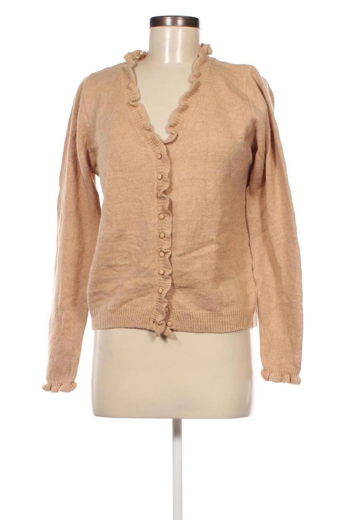 Damen Strickjacke, Größe M, Farbe Beige, Preis € 10,49