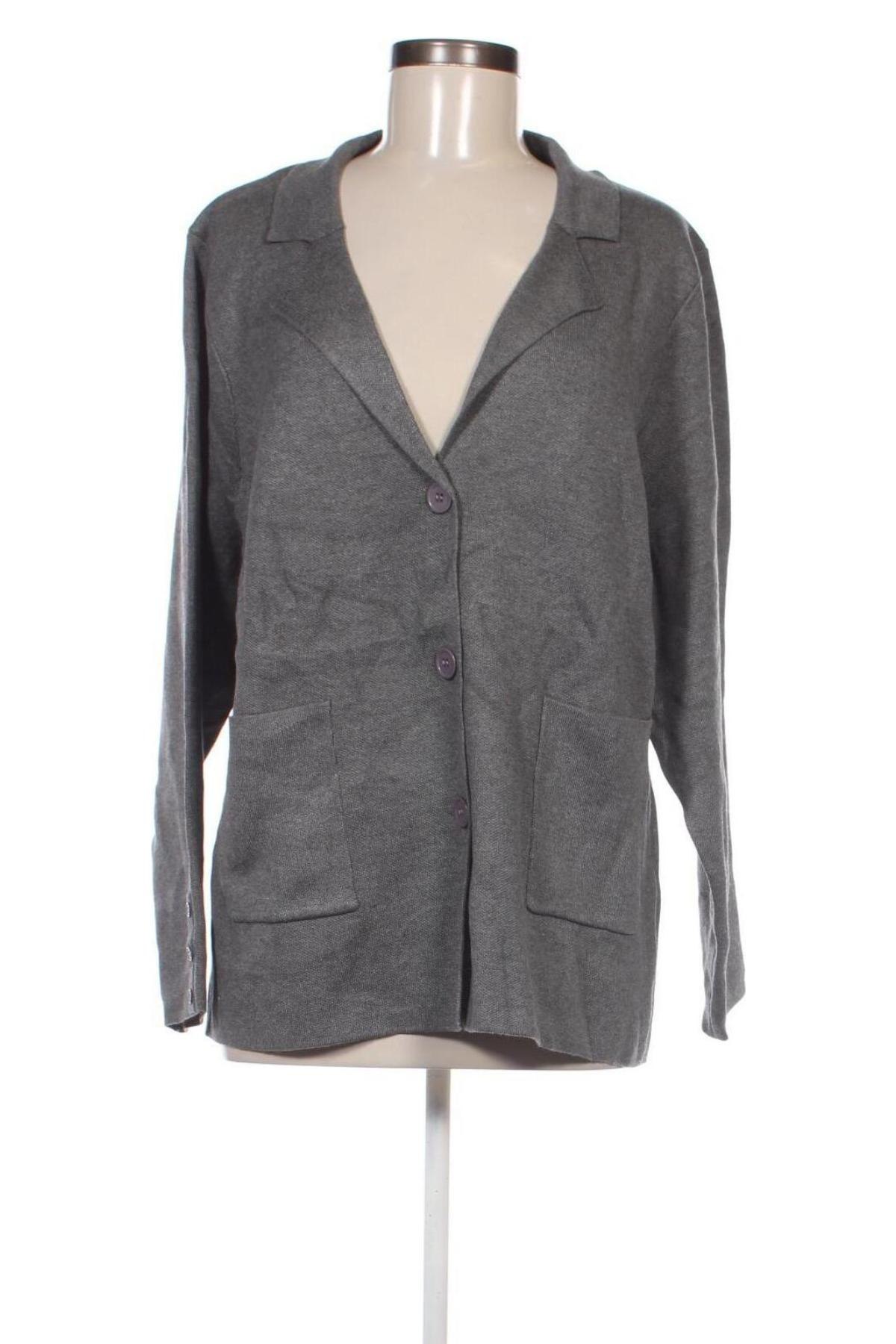 Damen Strickjacke, Größe XXL, Farbe Grau, Preis 20,49 €