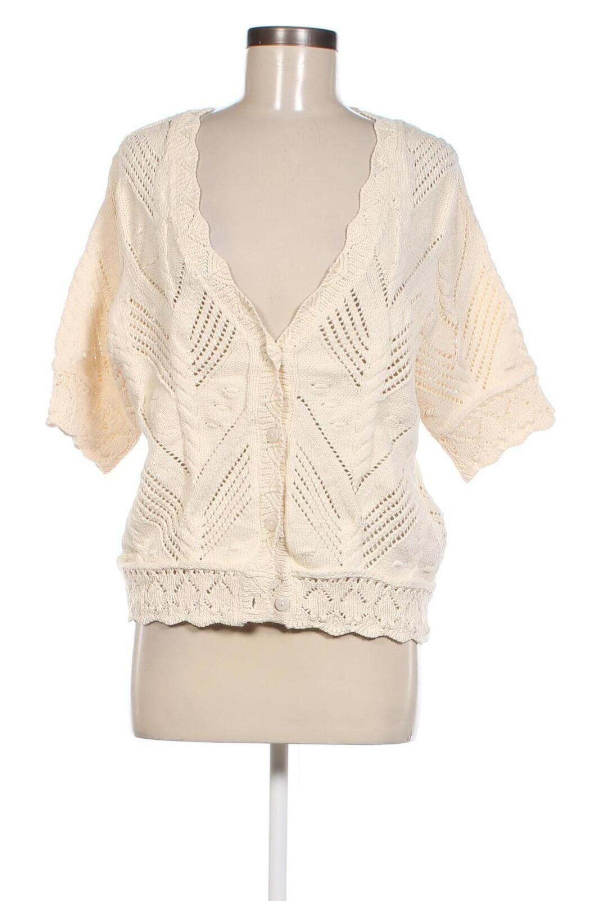 Cardigan de damă A.N.A., Mărime L, Culoare Bej, Preț 48,99 Lei