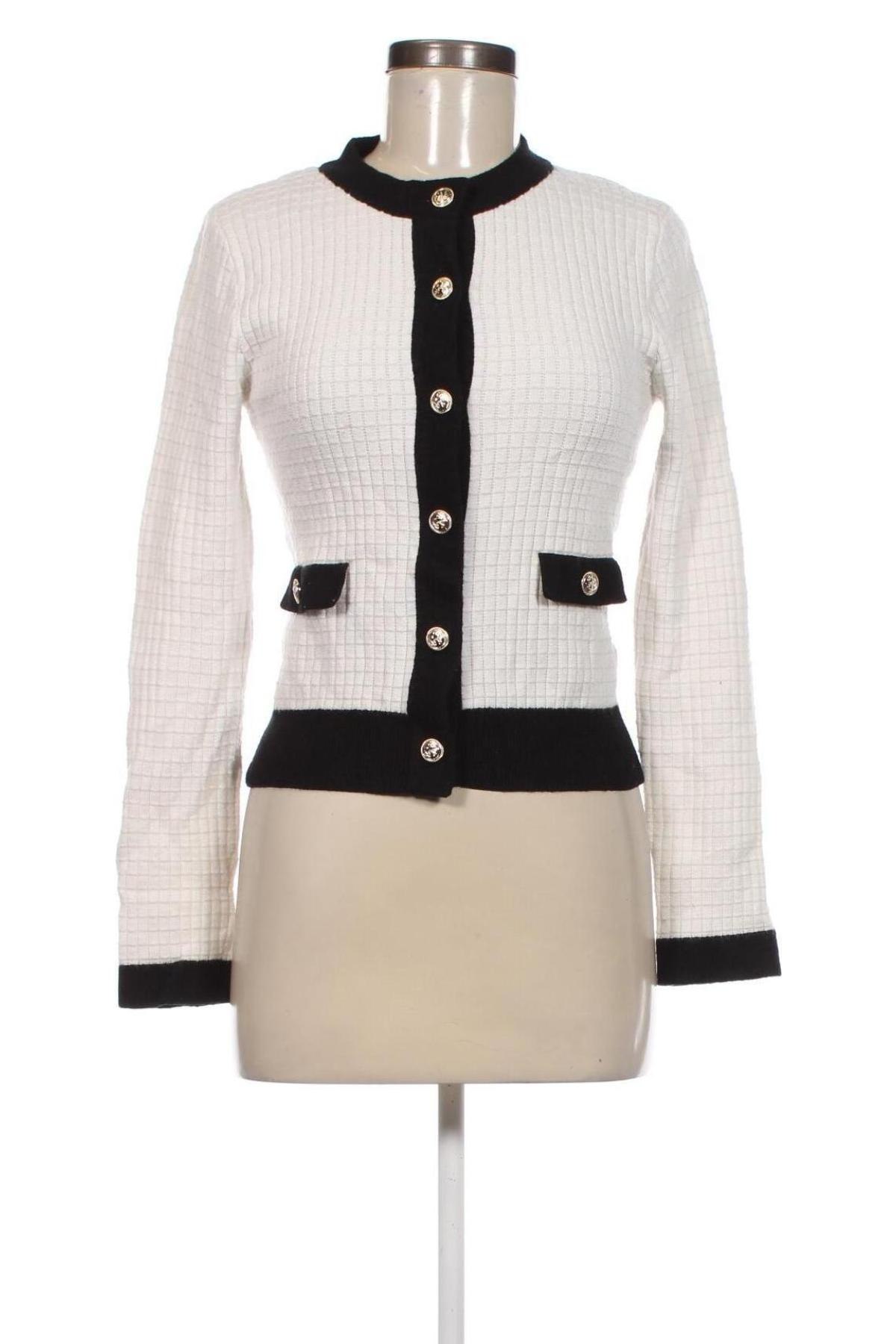 Cardigan de damă Amisu, Mărime S, Culoare Alb, Preț 48,99 Lei