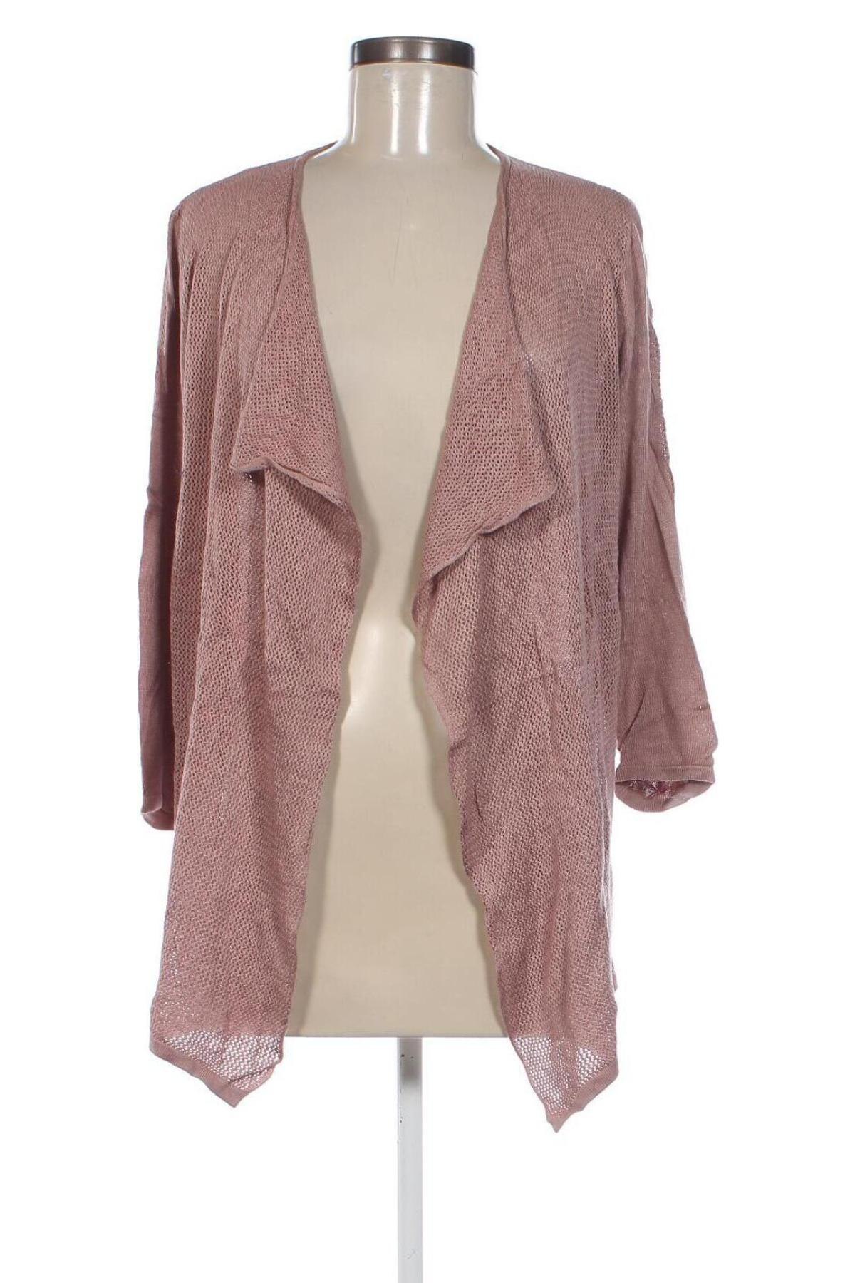 Damen Strickjacke August Silk, Größe L, Farbe Aschrosa, Preis 9,49 €