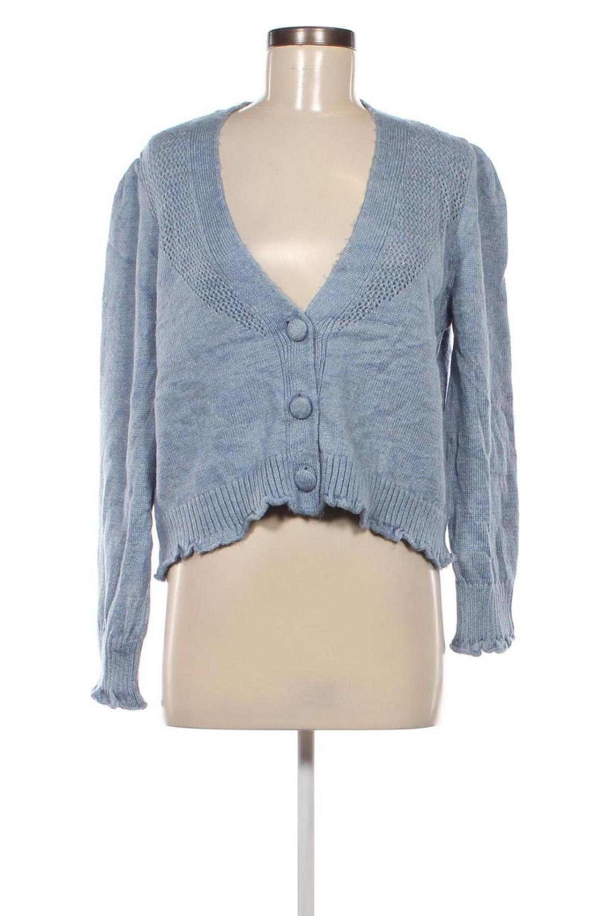 Damen Strickjacke C&A, Größe M, Farbe Blau, Preis € 9,49