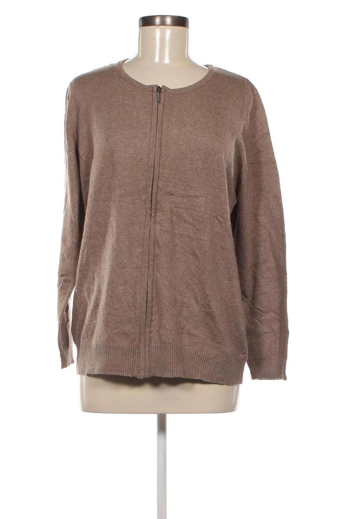 Damen Strickjacke Canda, Größe L, Farbe Braun, Preis € 10,49