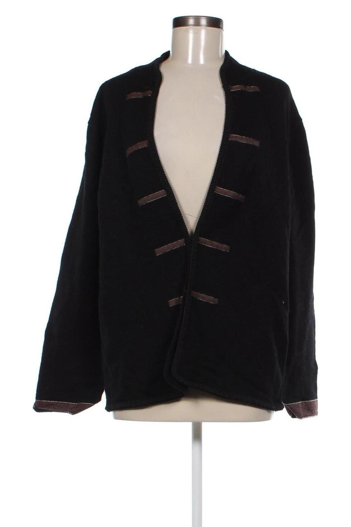 Cardigan de damă Carole Little, Mărime L, Culoare Negru, Preț 95,99 Lei