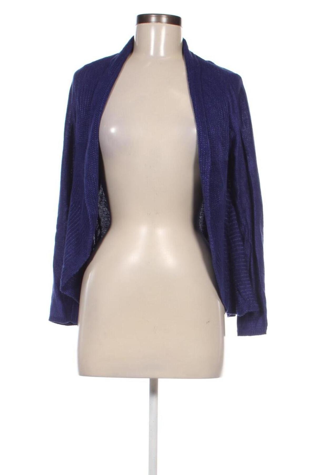 Cardigan de damă Chico's, Mărime XS, Culoare Albastru, Preț 91,99 Lei