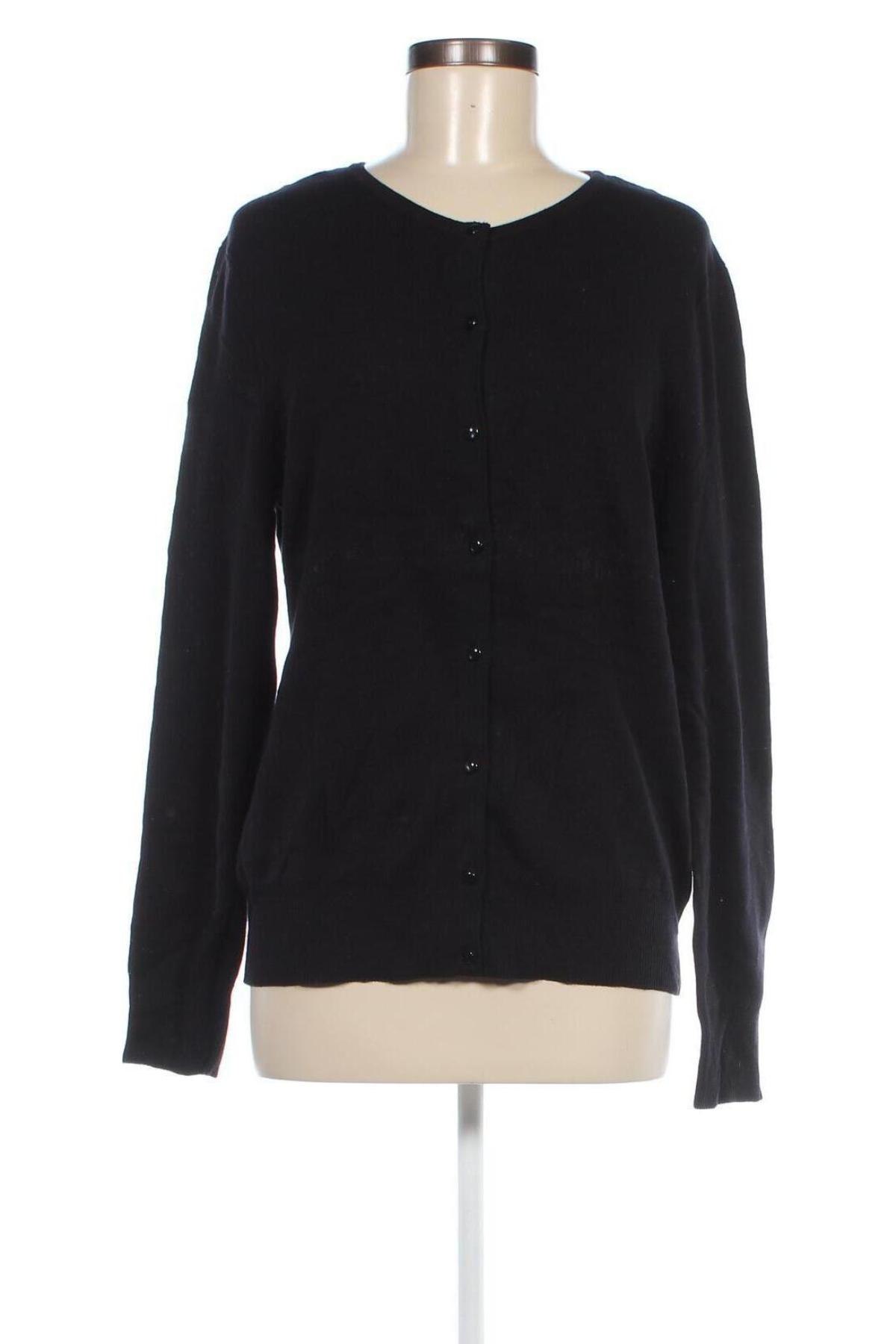 Cardigan de damă Croft & Barrow, Mărime L, Culoare Negru, Preț 45,99 Lei