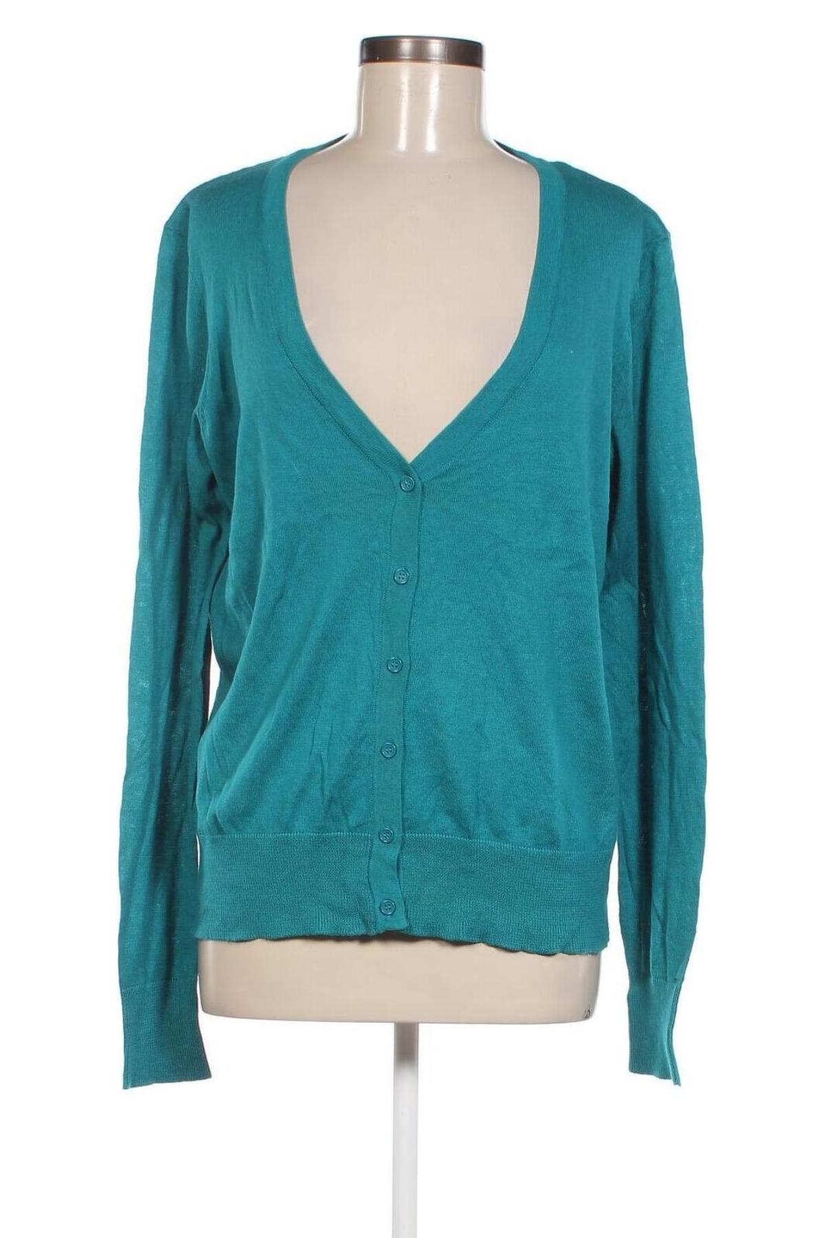 Damen Strickjacke Faded Glory, Größe XL, Farbe Grün, Preis € 12,99