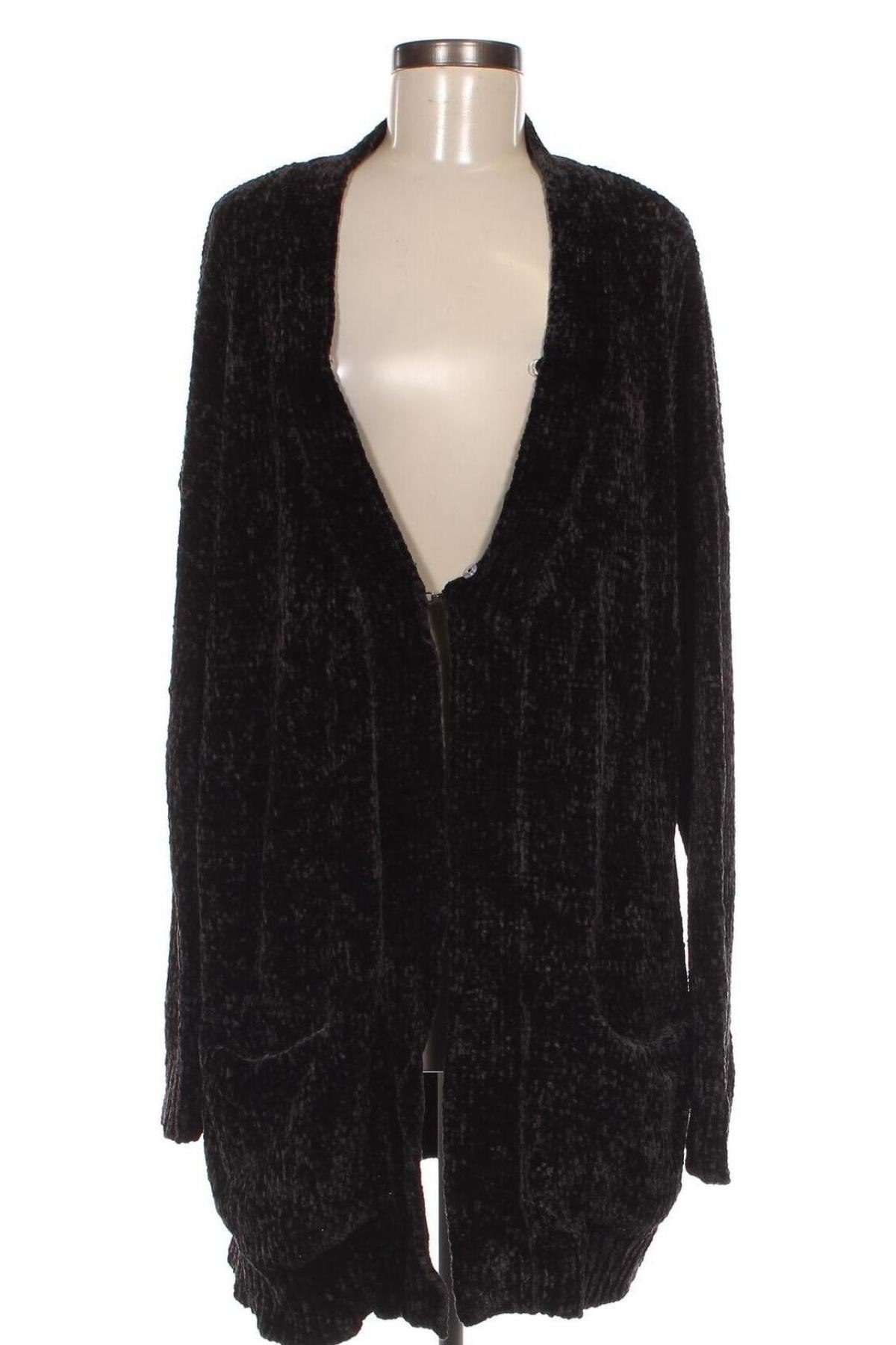 Cardigan de damă George, Mărime 3XL, Culoare Negru, Preț 67,99 Lei