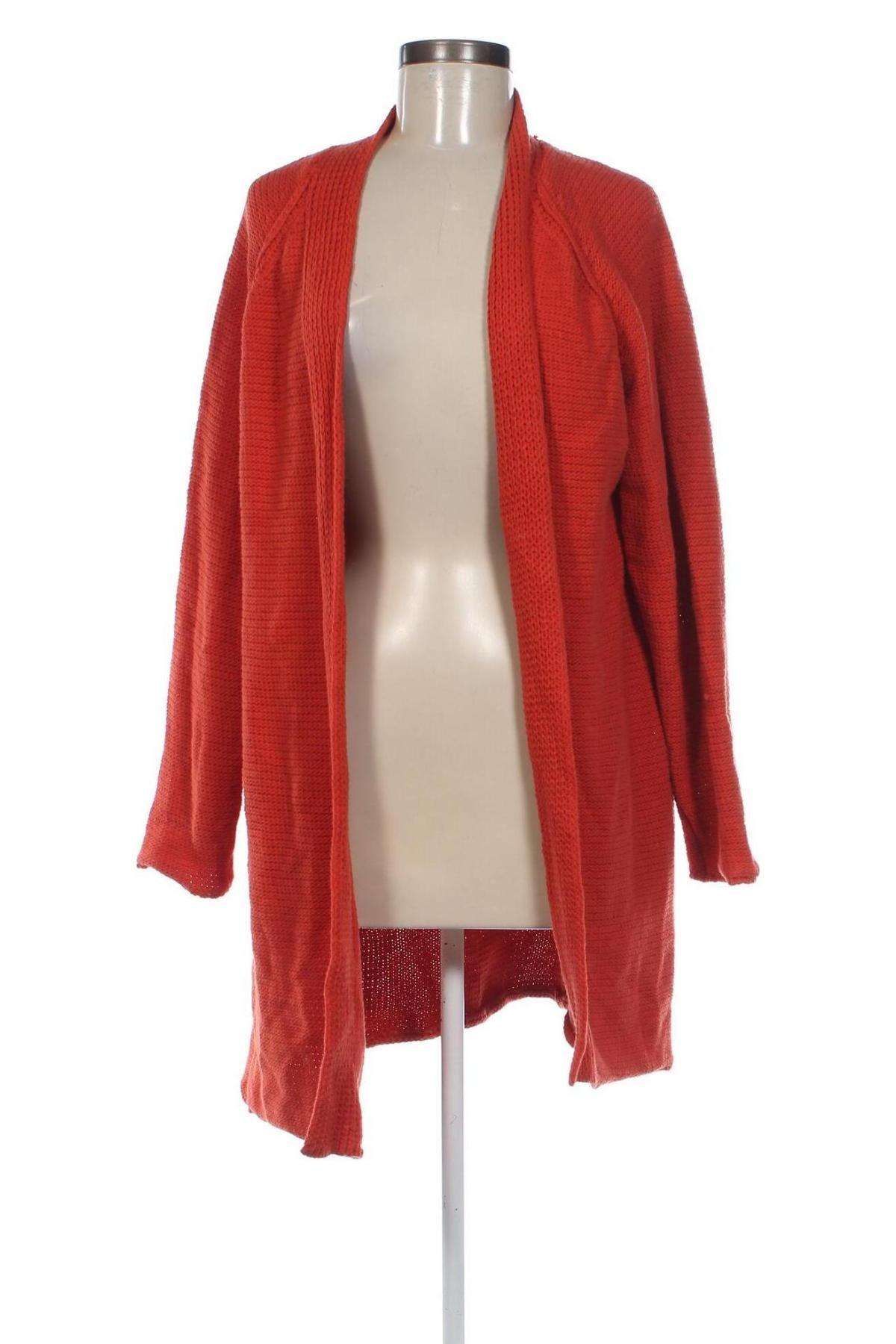 Damen Strickjacke Gina Laura, Größe XL, Farbe Orange, Preis 17,49 €