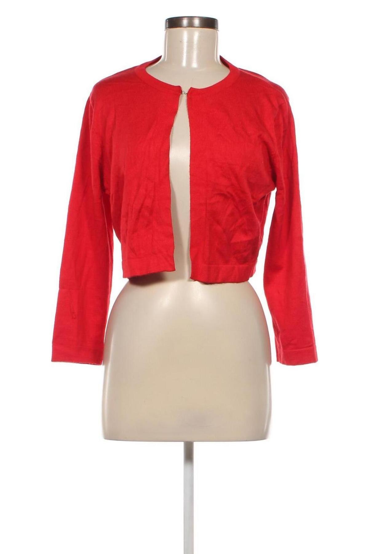 Damen Strickjacke Grace Karin, Größe XL, Farbe Rot, Preis € 12,49