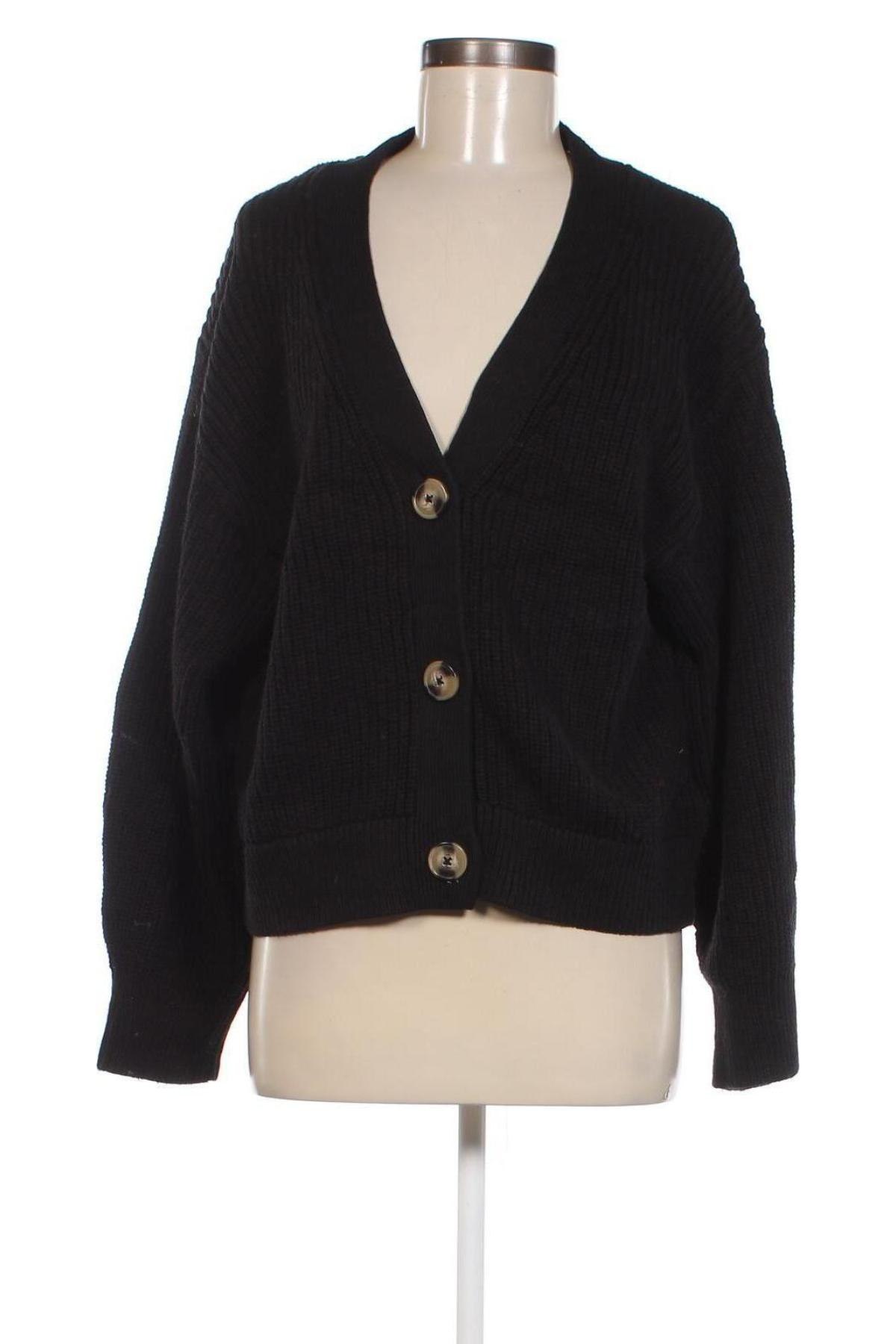 Cardigan de damă H&M, Mărime M, Culoare Negru, Preț 38,99 Lei