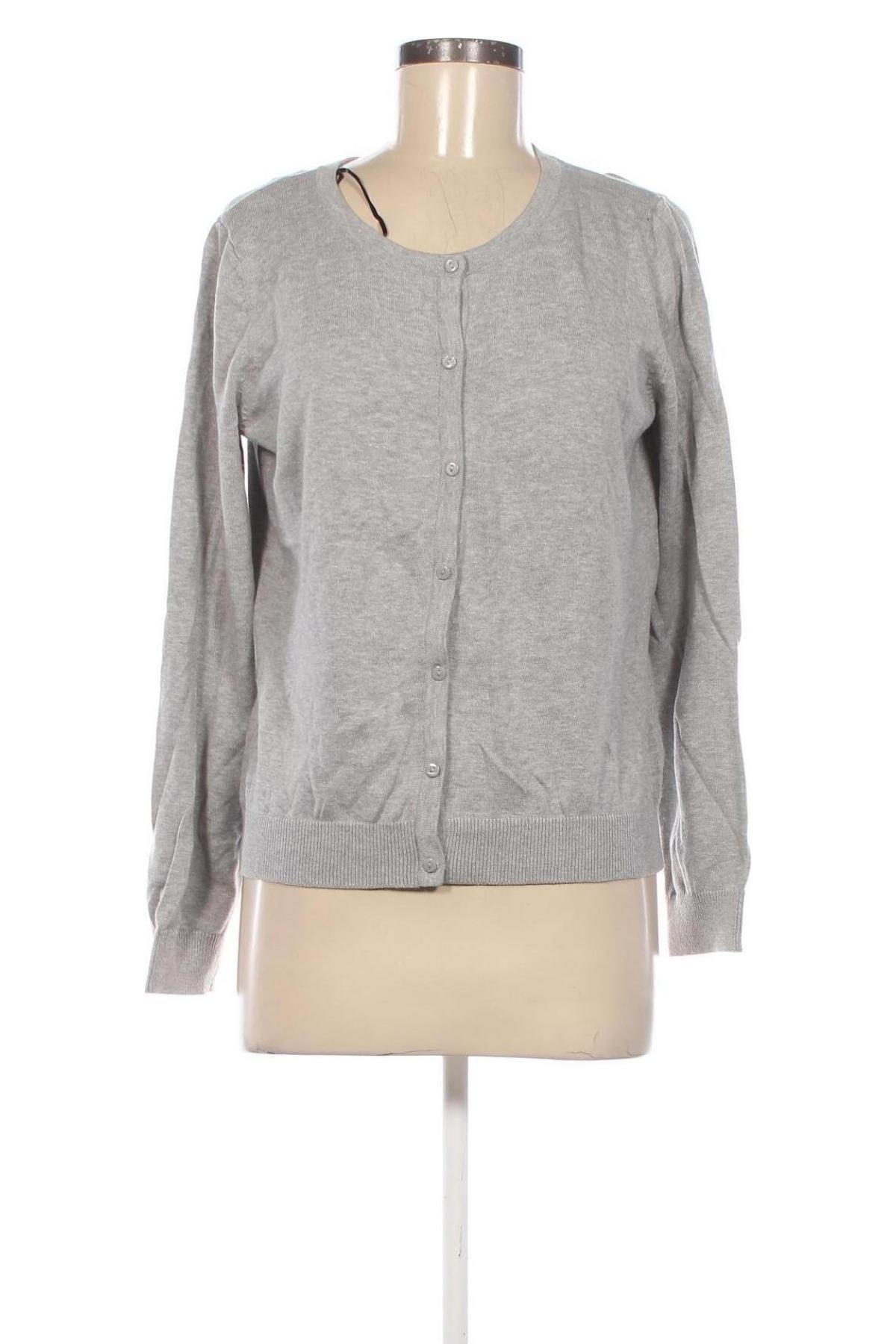 Damen Strickjacke H&M, Größe L, Farbe Grau, Preis 10,49 €