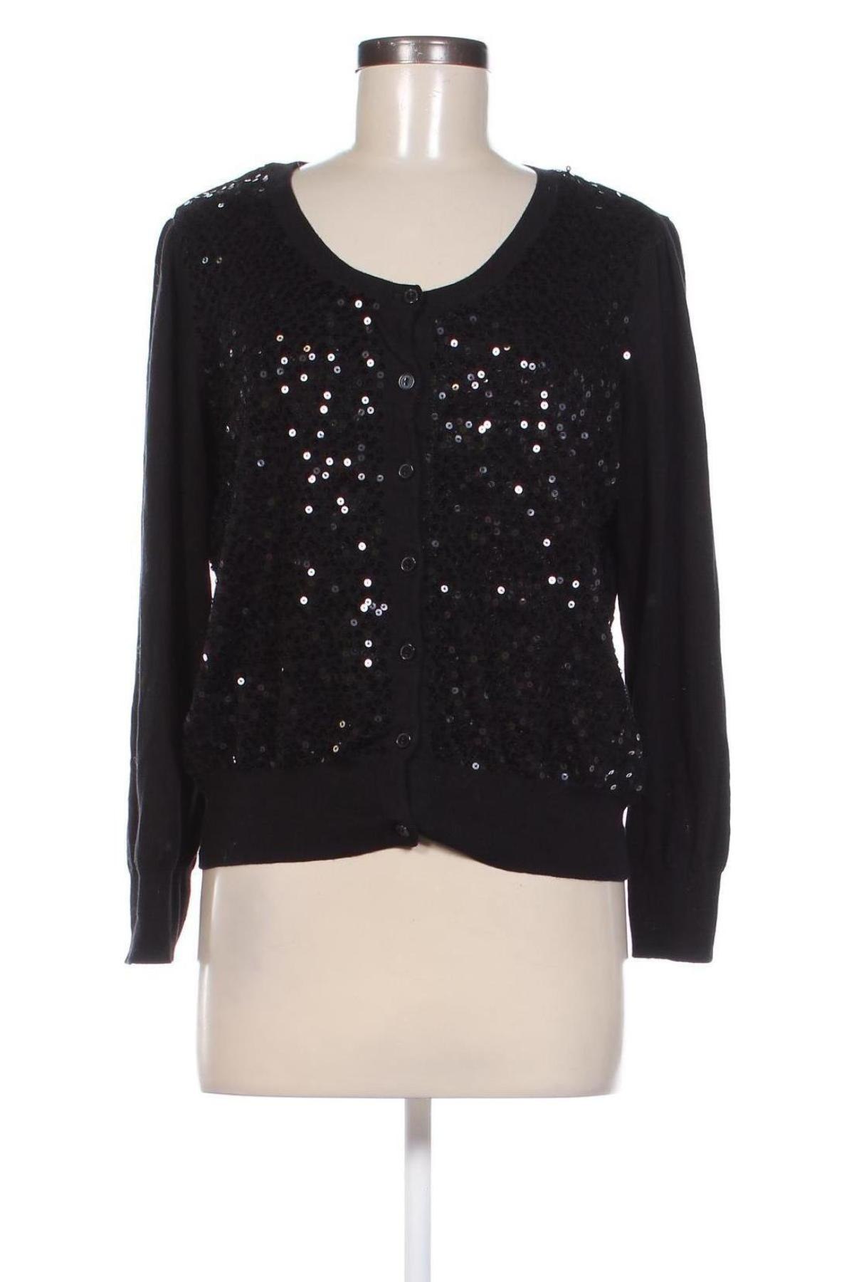 Cardigan de damă H&M B'B, Mărime XL, Culoare Negru, Preț 48,99 Lei