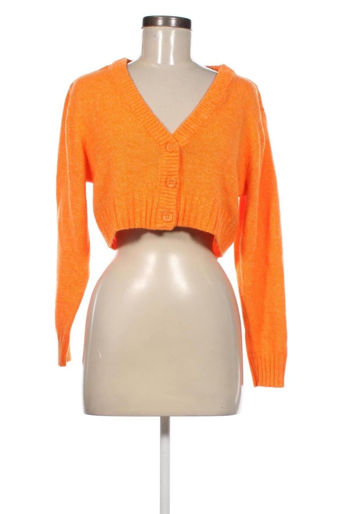 Damen Strickjacke H&M Divided, Größe S, Farbe Orange, Preis € 5,49