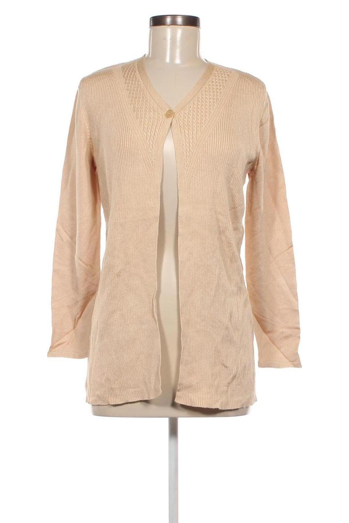 Damen Strickjacke Jones New York, Größe M, Farbe Beige, Preis 28,99 €