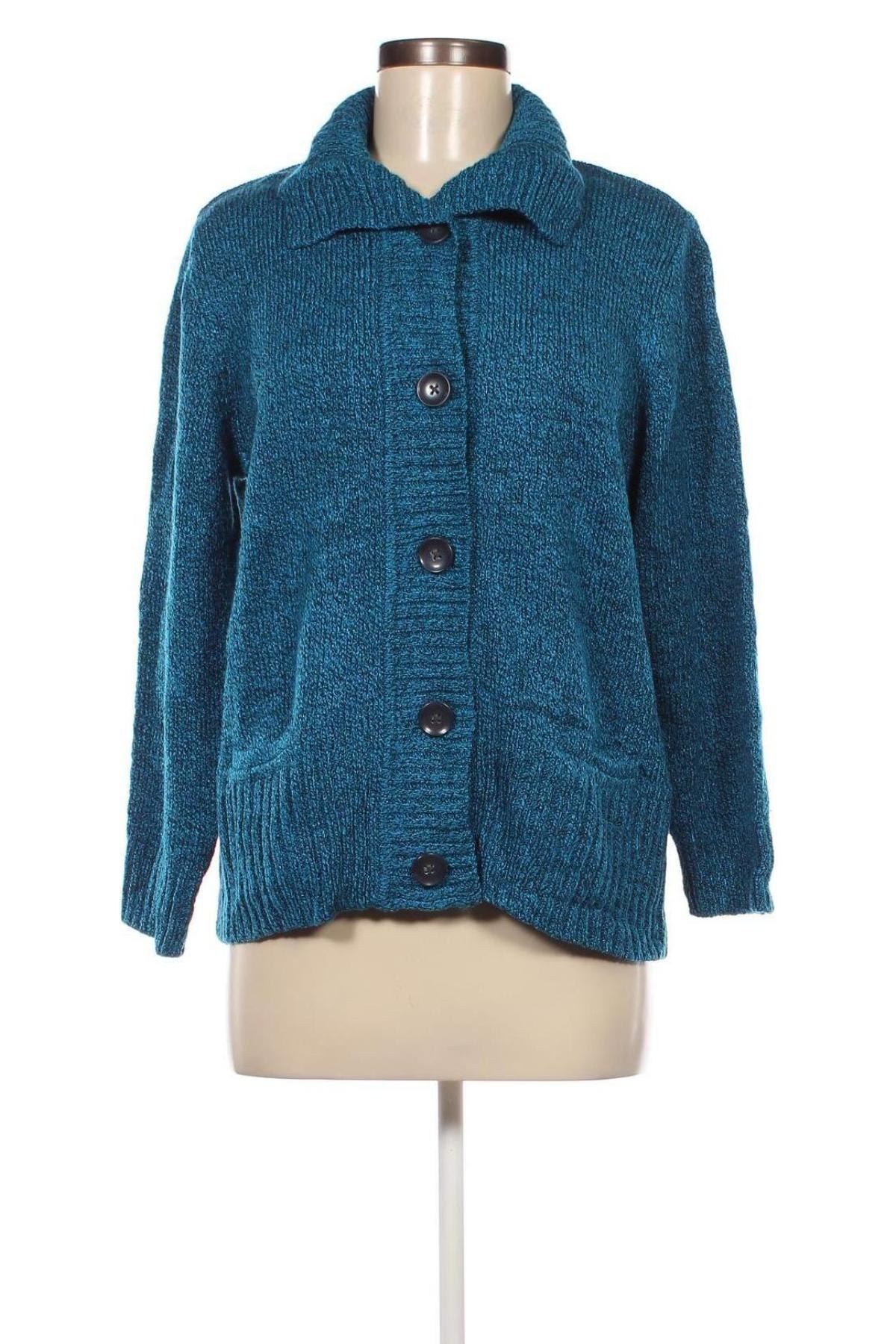 Cardigan de damă Karen Scott, Mărime L, Culoare Albastru, Preț 48,99 Lei