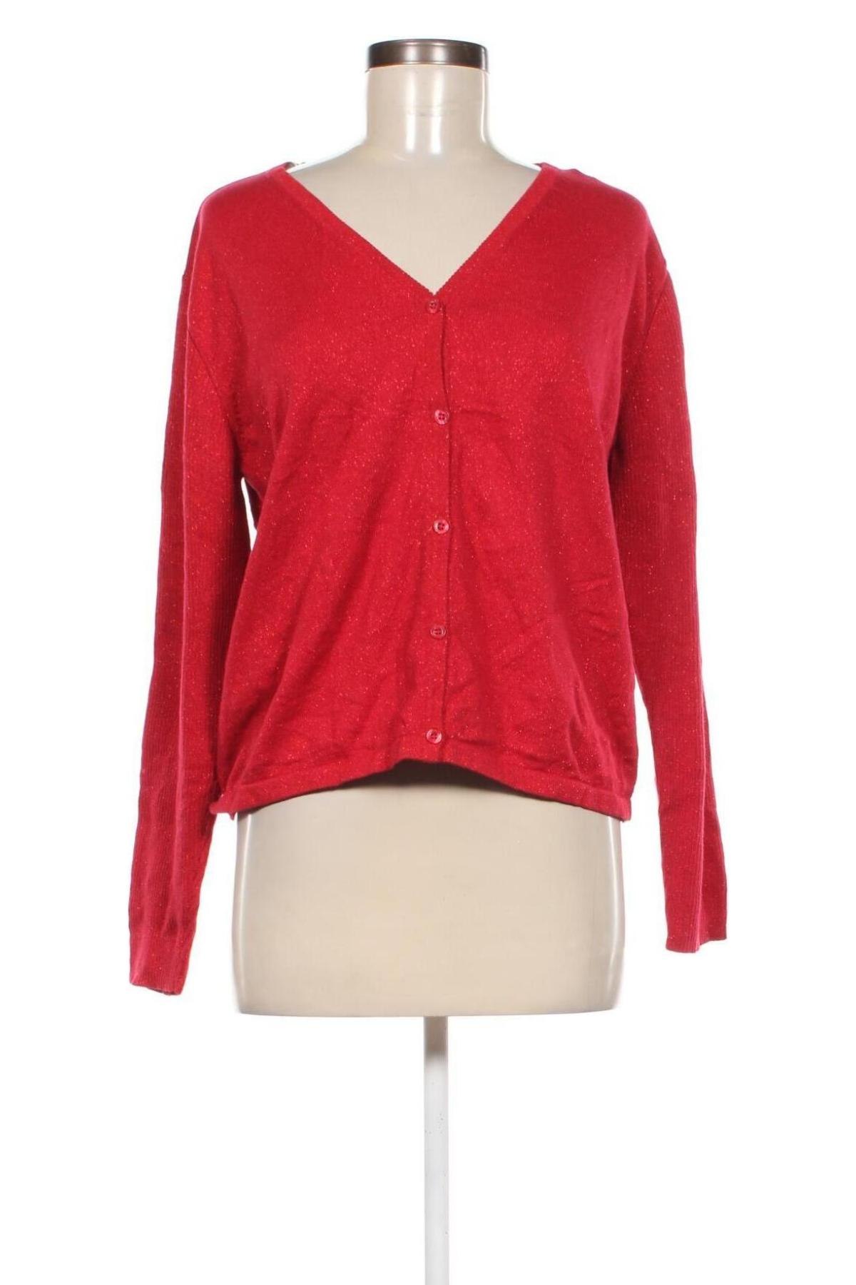 Damen Strickjacke Liz Claiborne, Größe L, Farbe Rot, Preis € 20,49