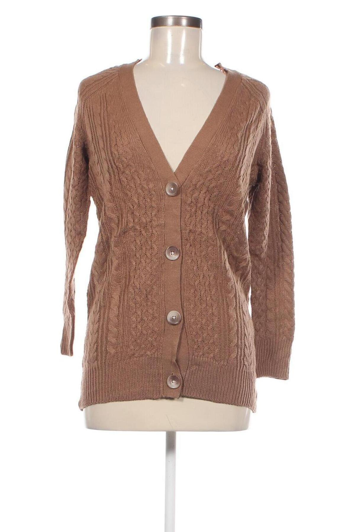 Damen Strickjacke Poof, Größe S, Farbe Braun, Preis € 17,99