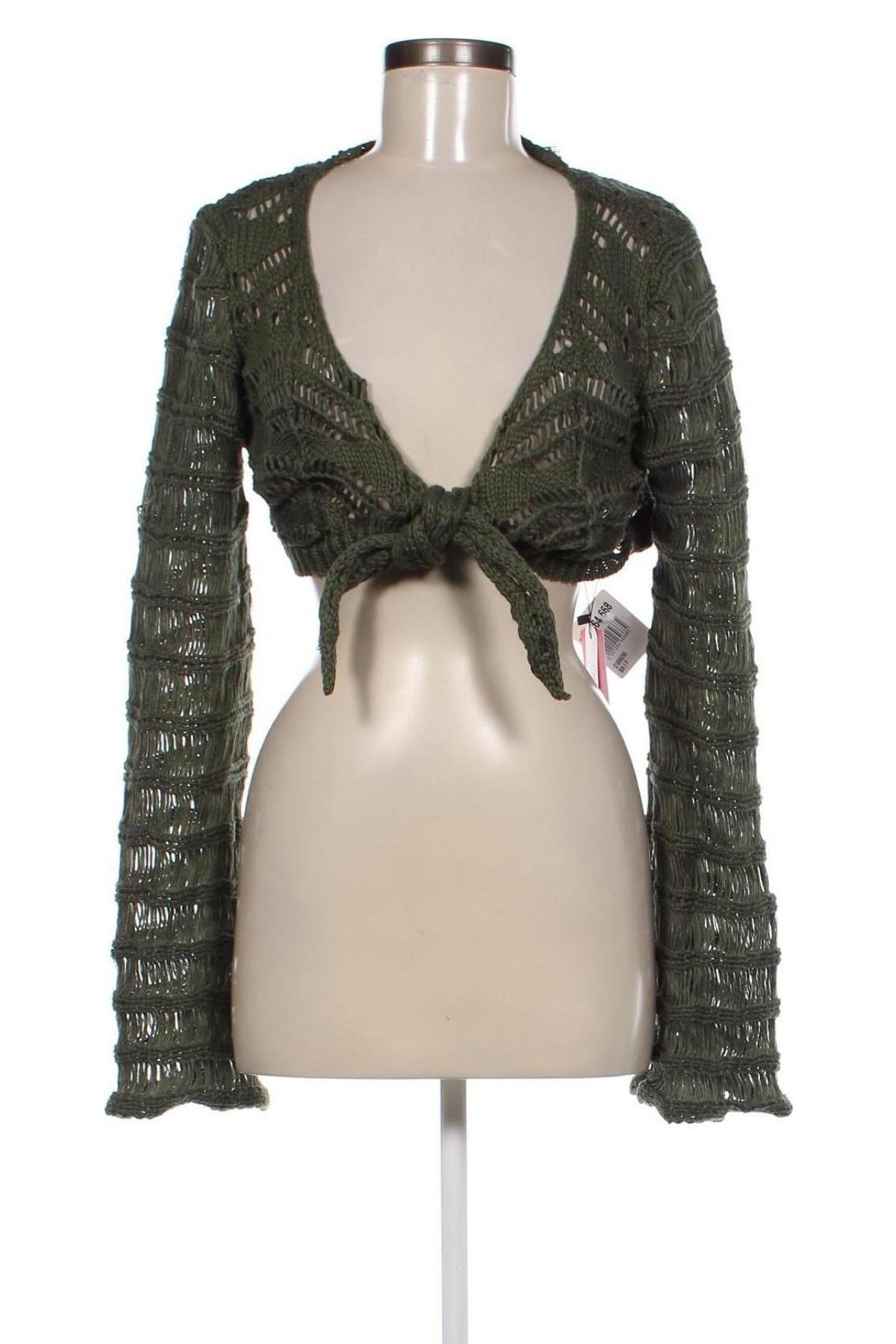 Cardigan de damă Romwe, Mărime S, Culoare Verde, Preț 60,99 Lei