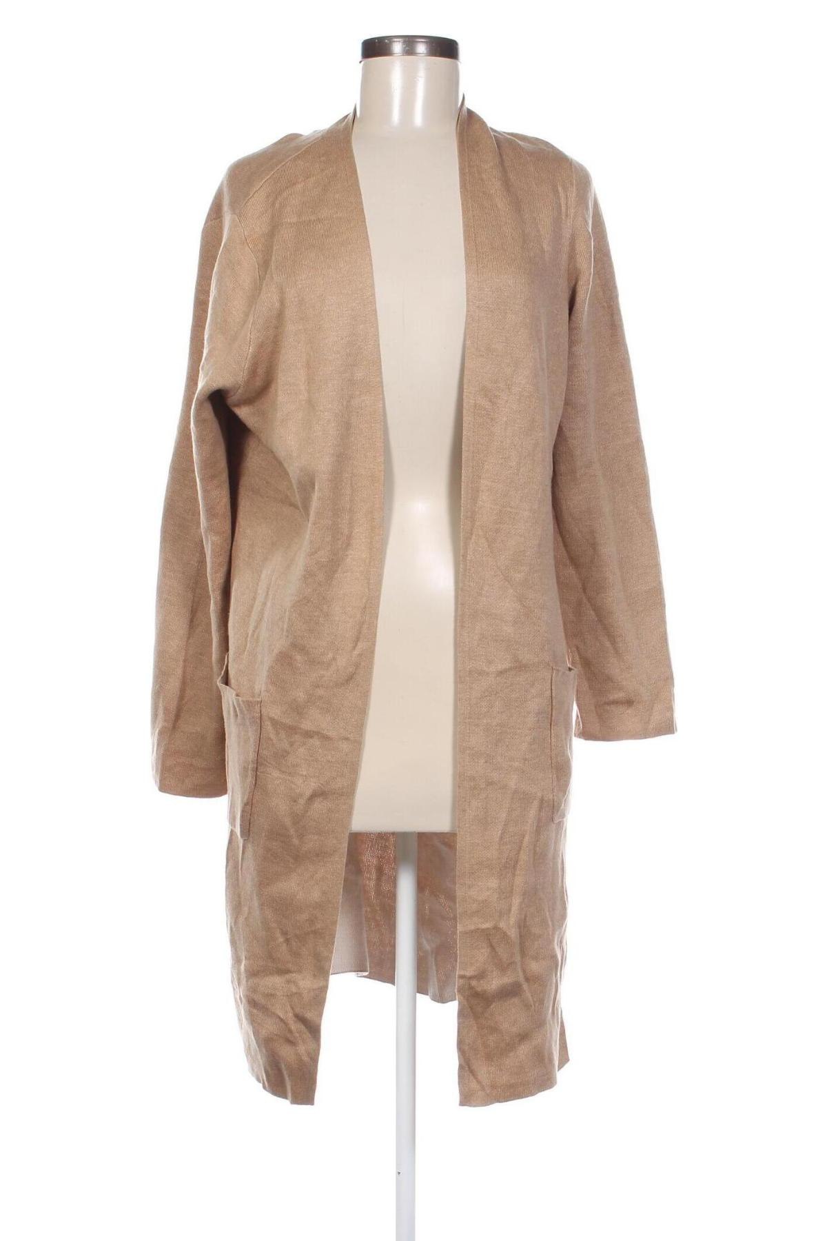 Damen Strickjacke Time and tru, Größe L, Farbe Beige, Preis € 10,49