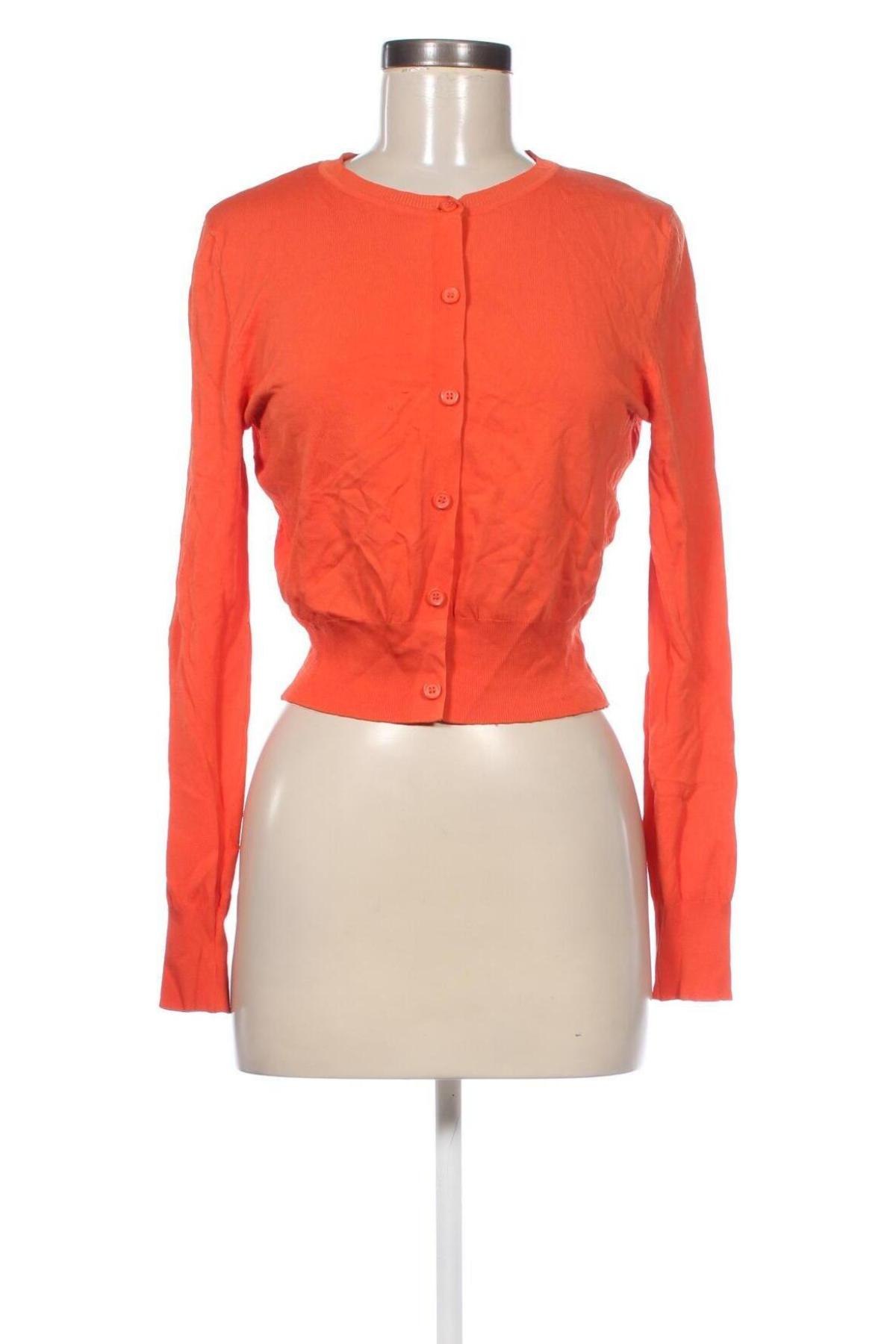 Damen Strickjacke Zara, Größe M, Farbe Orange, Preis € 10,49