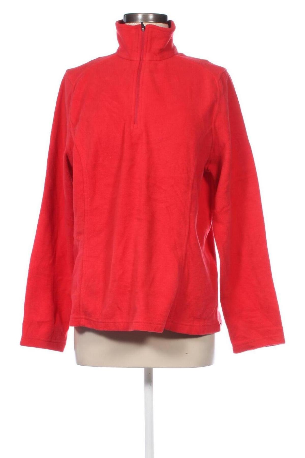 Damen Fleece Shirt Lands' End, Größe L, Farbe Rot, Preis € 9,49