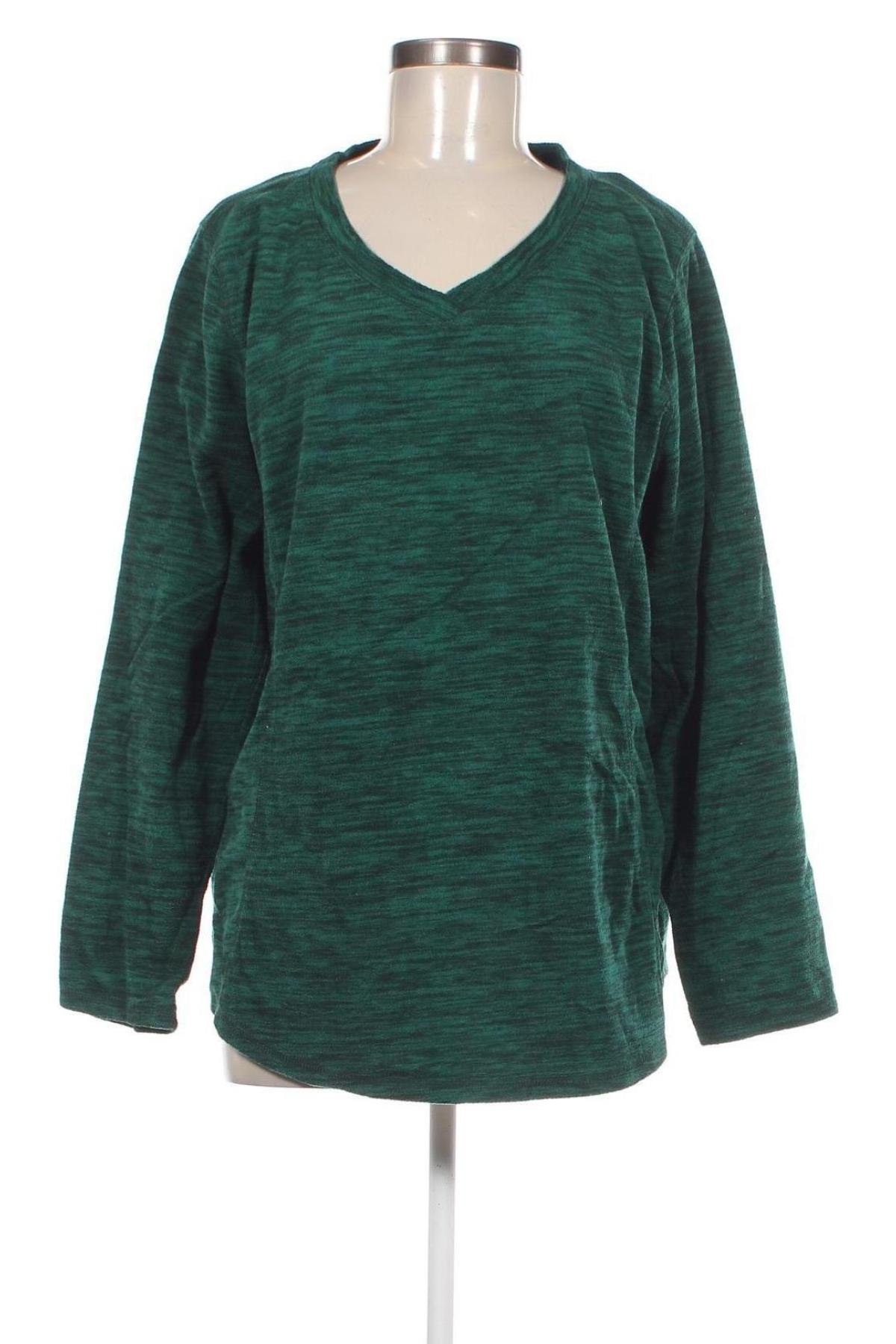 Damen Fleece Shirt St John's Bay, Größe XXL, Farbe Grün, Preis € 9,49