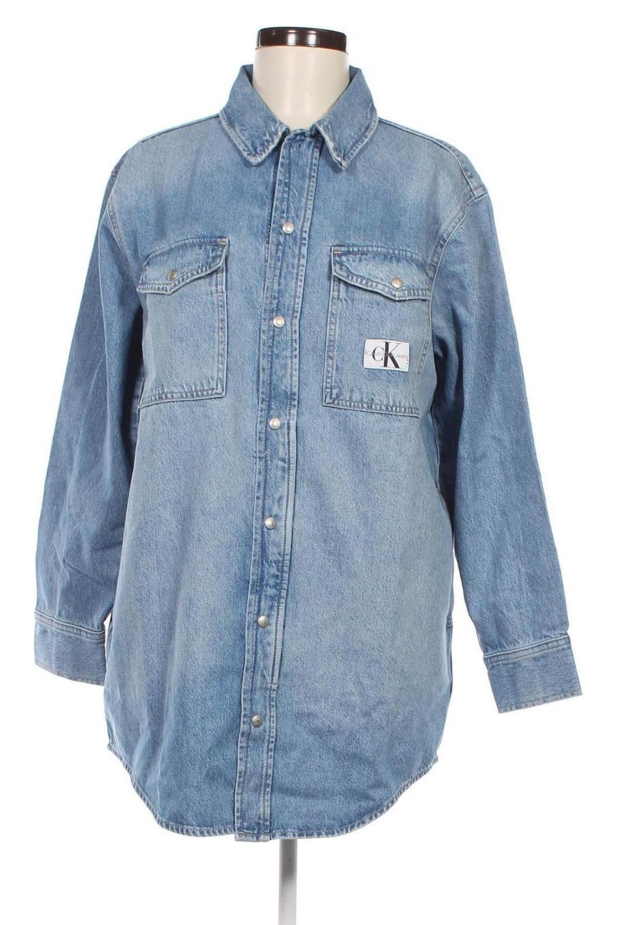 Damenbluse Calvin Klein Jeans, Größe S, Farbe Blau, Preis € 94,99