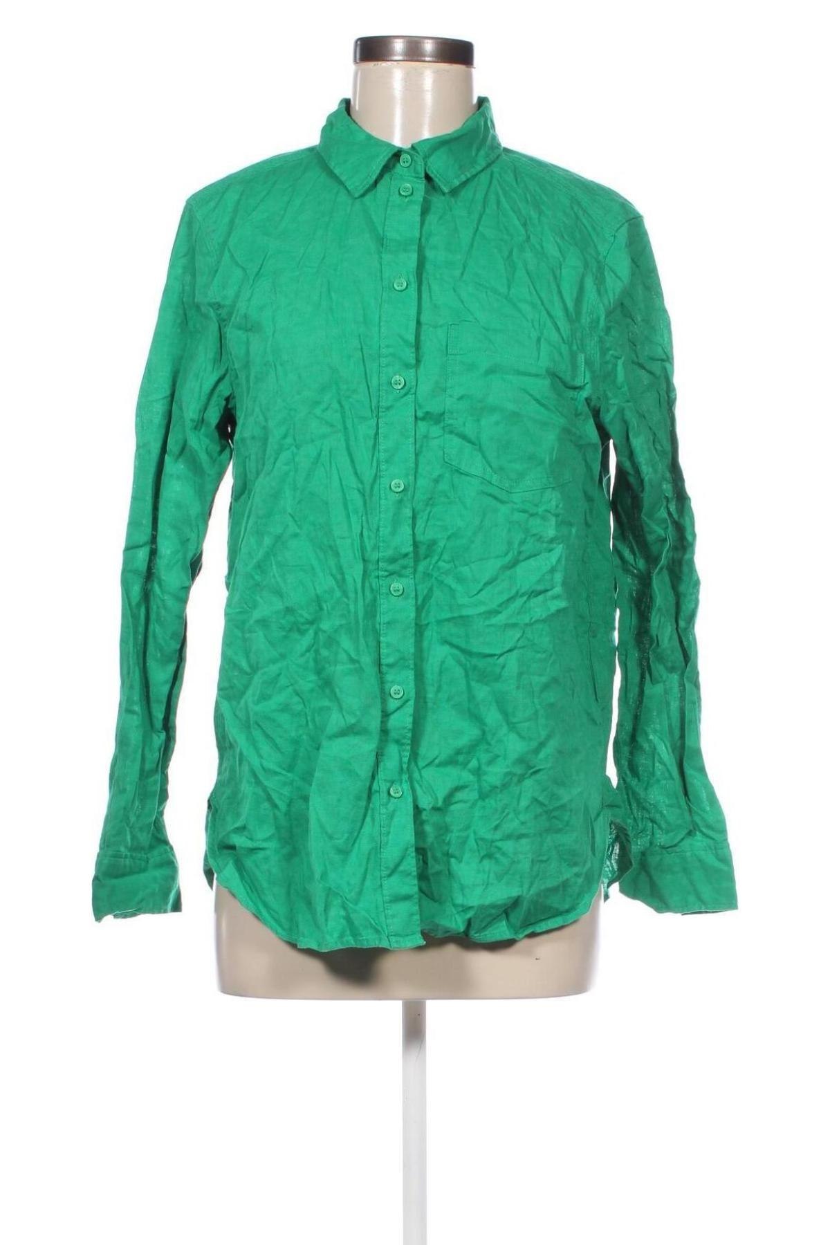 Cămașă de femei H&M, Mărime S, Culoare Verde, Preț 82,99 Lei