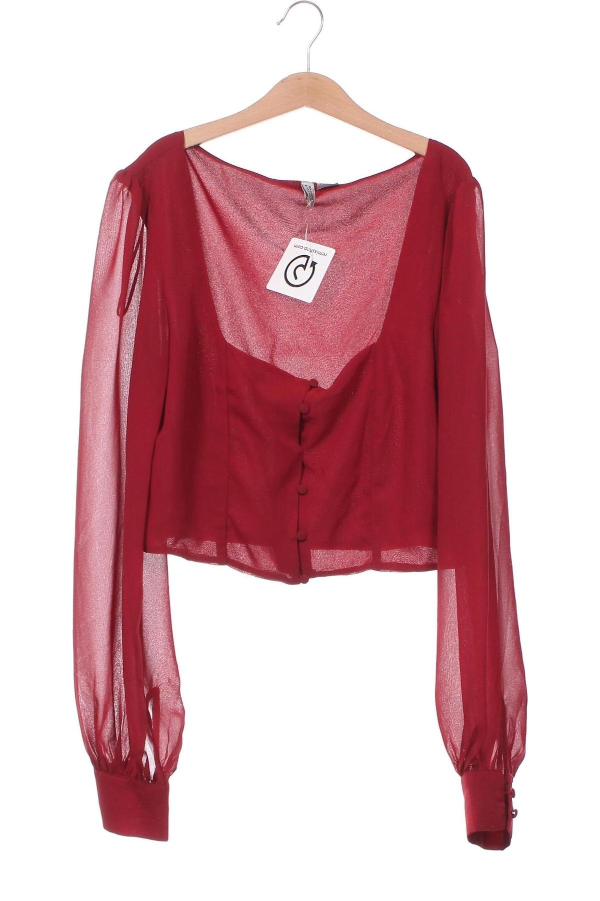 Damenbluse H&M Divided, Größe M, Farbe Rot, Preis 8,99 €