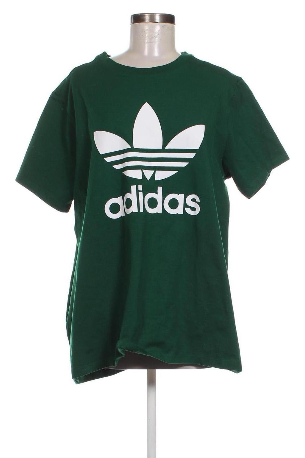 Damen T-Shirt Adidas, Größe 3XL, Farbe Grün, Preis 18,08 €