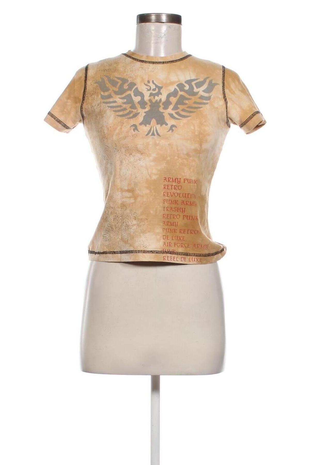 Damen T-Shirt Amisu, Größe S, Farbe Beige, Preis 5,99 €