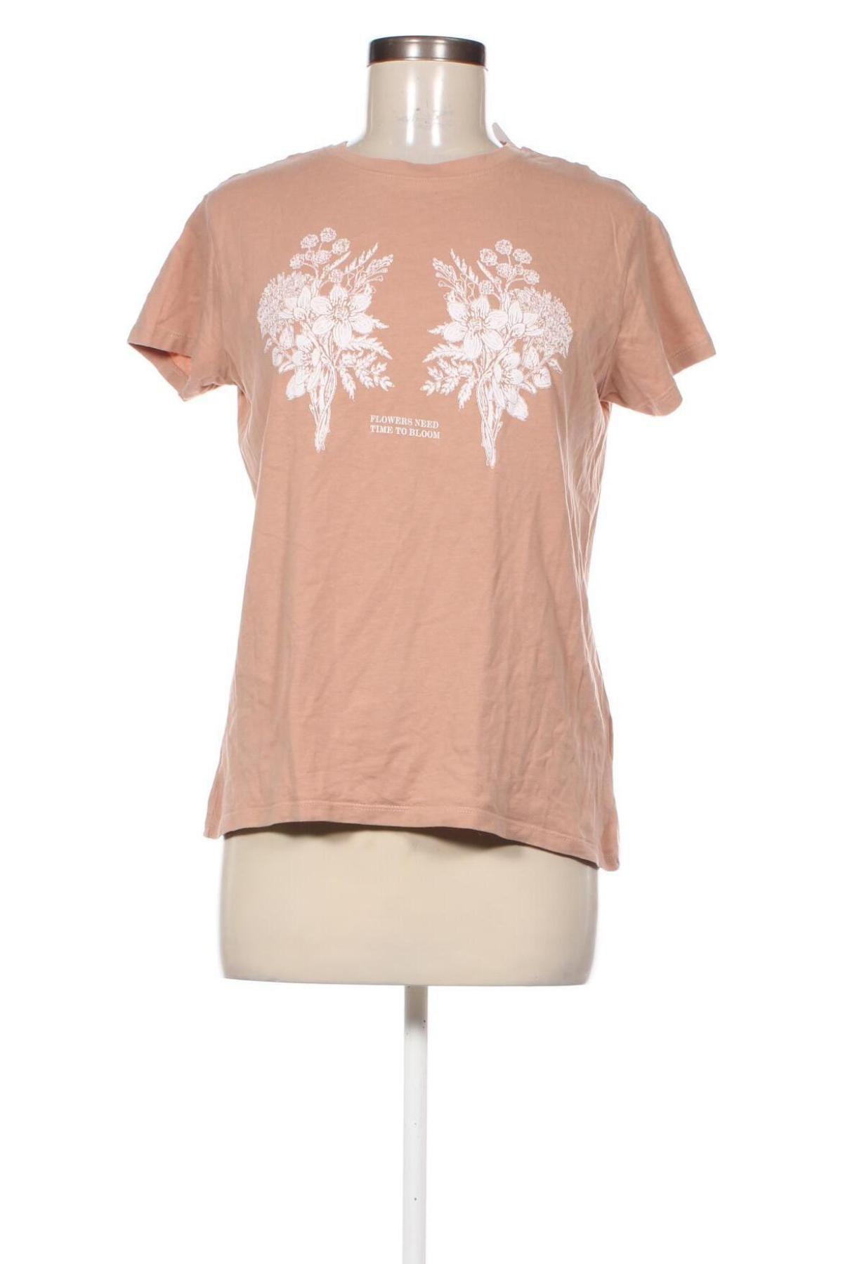 Damen T-Shirt Cropp, Größe S, Farbe Beige, Preis 6,99 €