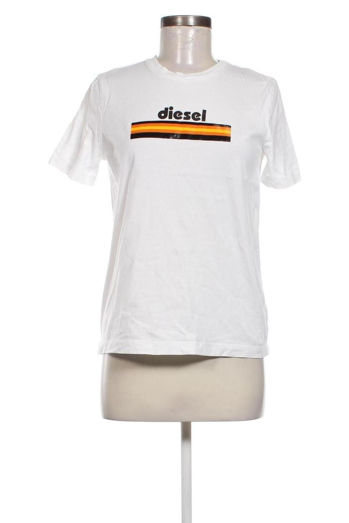 Damen T-Shirt Diesel, Größe L, Farbe Weiß, Preis 24,99 €