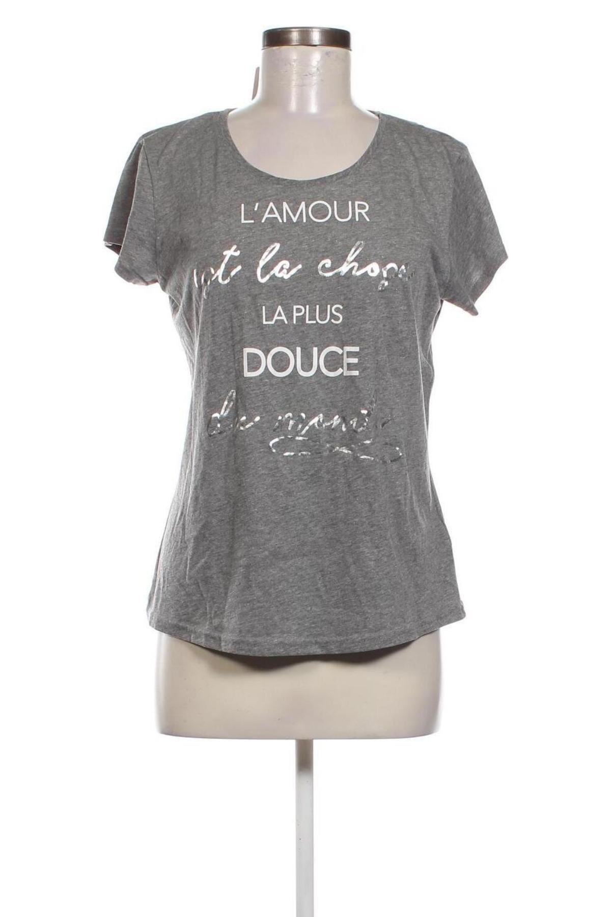 Damen T-Shirt Jean Pascale, Größe M, Farbe Grau, Preis € 5,99