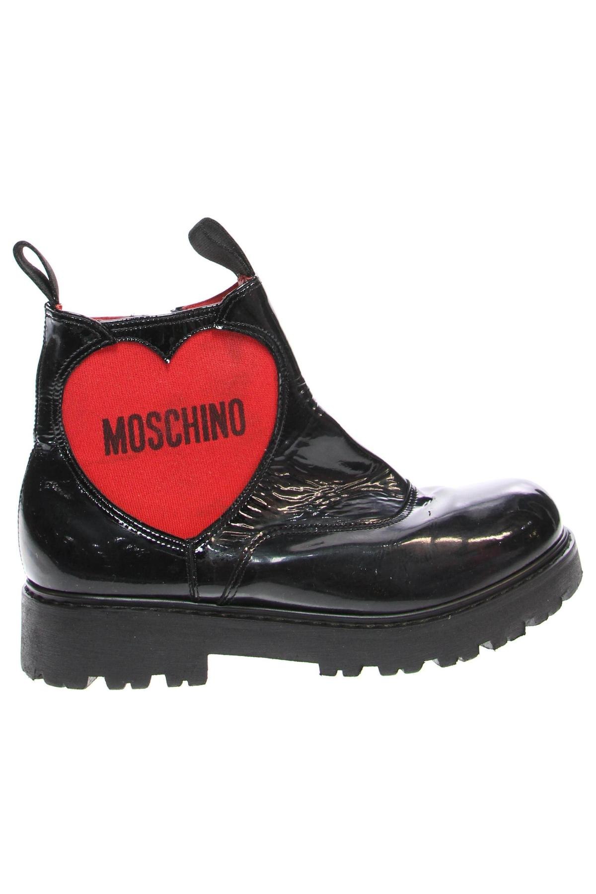 Дамски боти Moschino, Размер 36, Цвят Черен, Цена 217,90 лв.