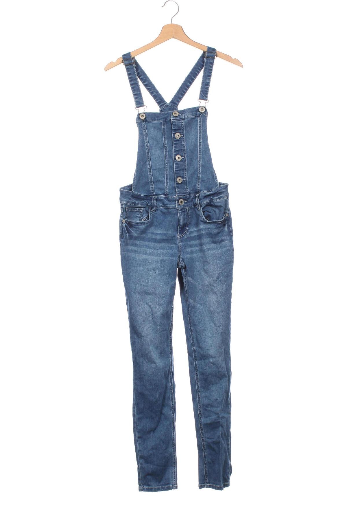 Langer Damen-Overall, Größe M, Farbe Blau, Preis 15,99 €