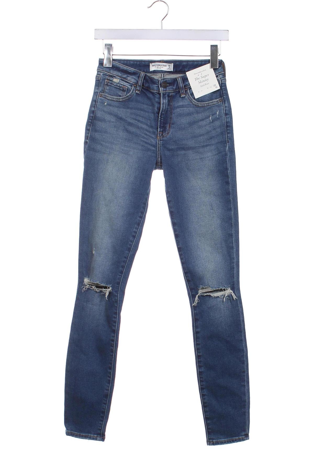 Damen Jeans Abercrombie & Fitch, Größe XS, Farbe Blau, Preis € 65,99