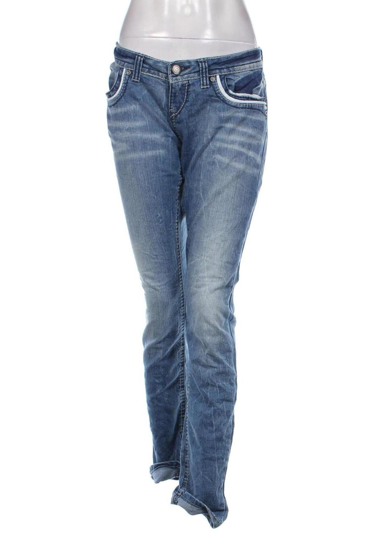 Damen Jeans Fishbone, Größe L, Farbe Blau, Preis 8,49 €