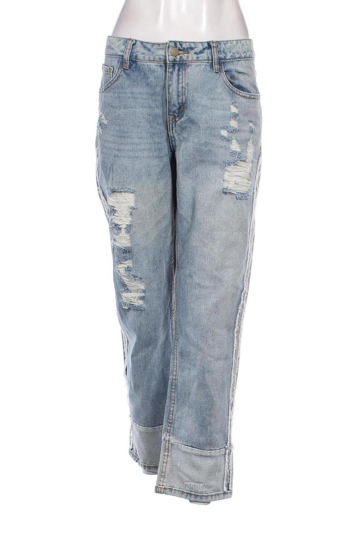 Damskie jeansy Nice & Chic, Rozmiar XL, Kolor Niebieski, Cena 46,99 zł