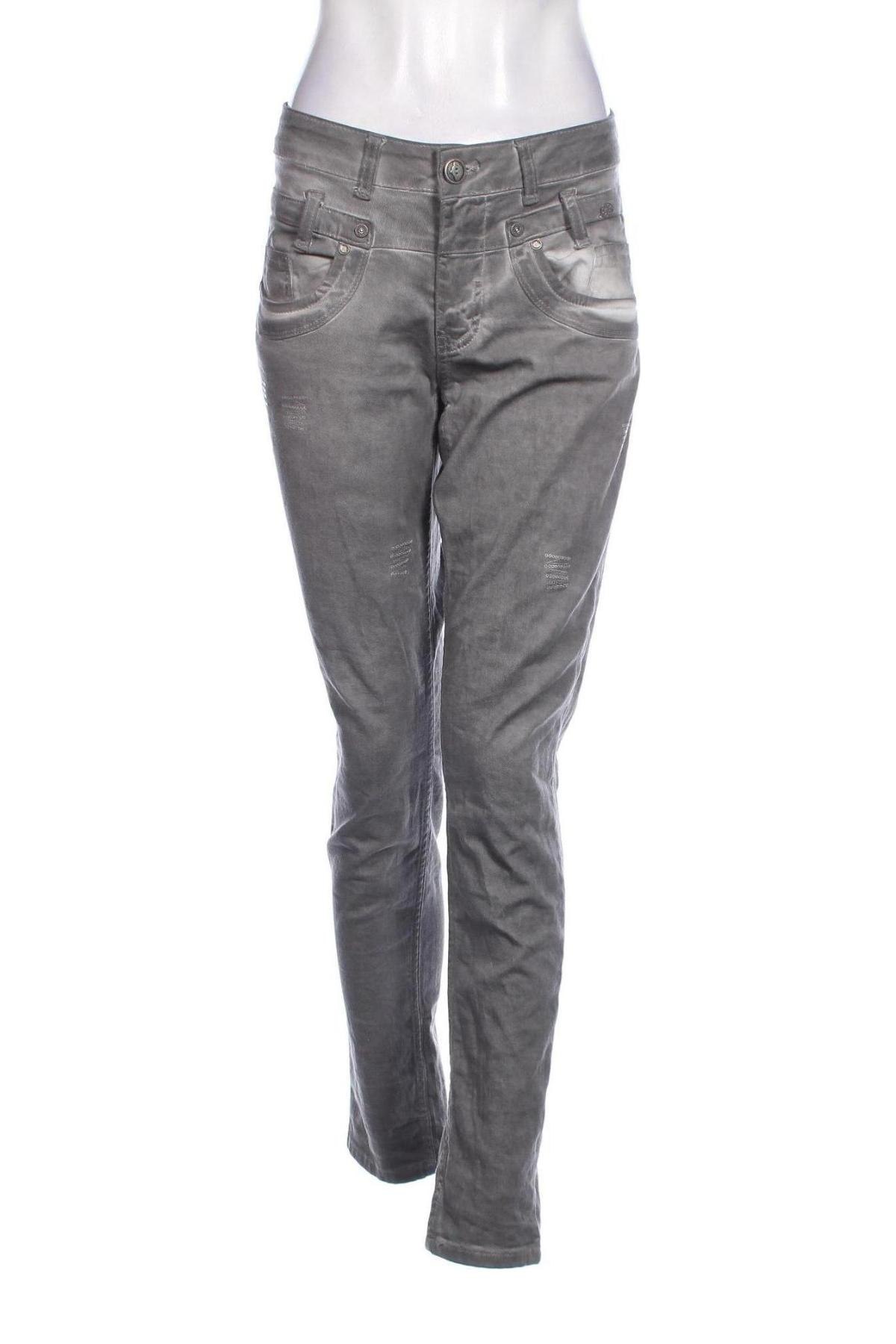 Damen Jeans Tredy, Größe L, Farbe Grau, Preis 8,49 €