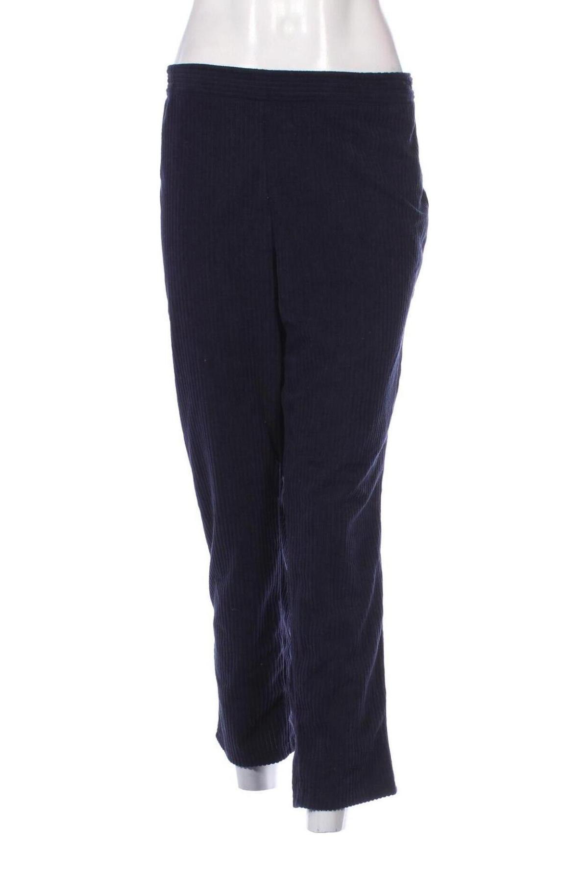 Pantaloni de velvet de femei, Mărime XXL, Culoare Albastru, Preț 52,99 Lei