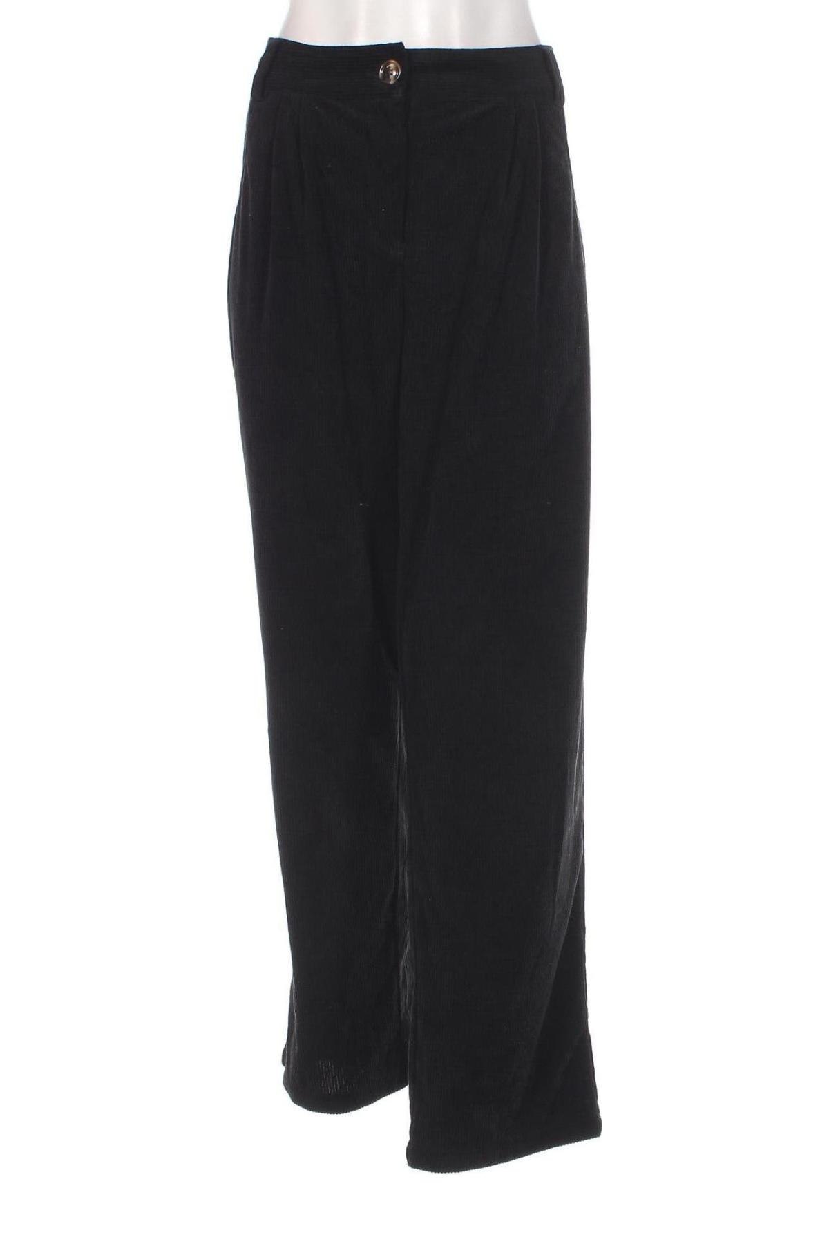 Pantaloni de velvet de femei, Mărime L, Culoare Negru, Preț 38,99 Lei