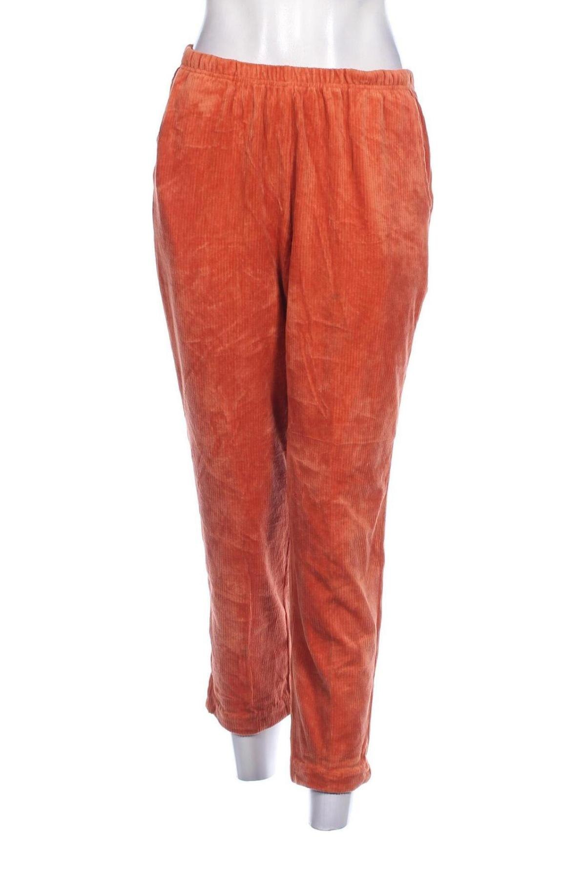 Pantaloni de velvet de femei Blair, Mărime S, Culoare Portocaliu, Preț 157,99 Lei